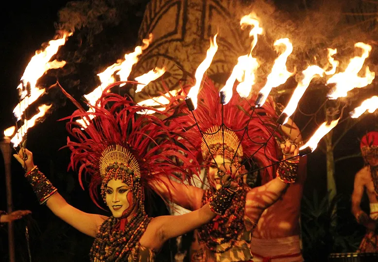 Bali Night Safari Fire Dance Performance | Bali Made Tour